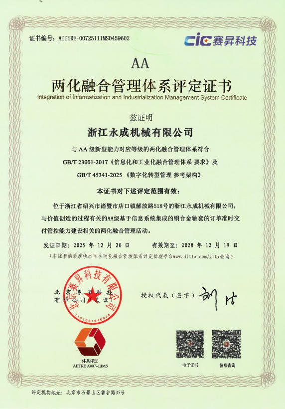 两化融合管理体系